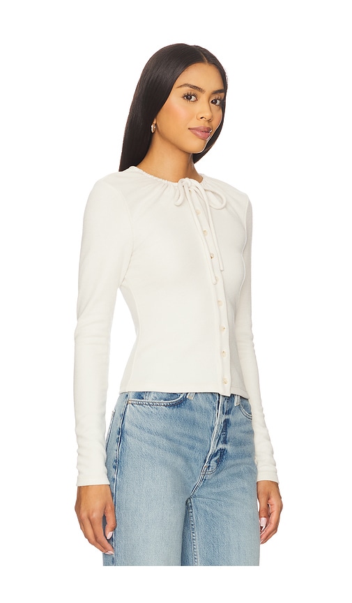 Geel Jane Cardigan In White