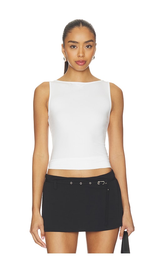 Geel Clark Top en White. Taille XS. Also en S, M, L.