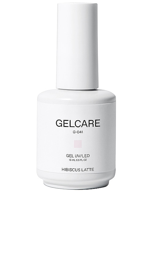 Hibiscus Latte Gel Nail Polish in Pink.