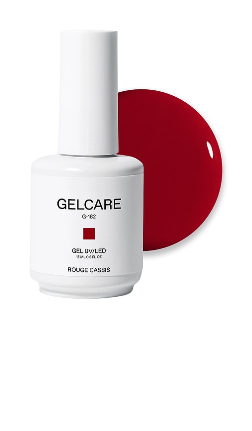  Gelcare Rouge Cassis Gel Nail Polish In Red. 