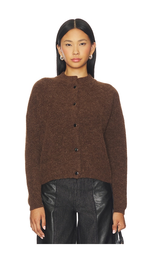 Gestuz Alpha Short Cardigan In Animal Print