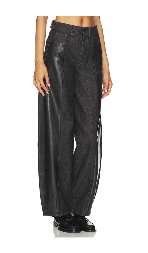 Gestuz Junia High Waisted Barrel Jeans In Black