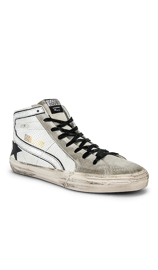 black high top golden goose