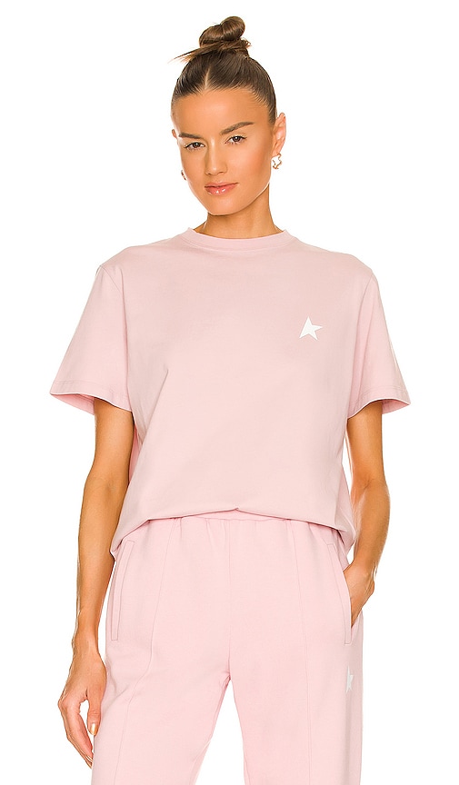 Golden Goose Star W's T-Shirt in Pink.