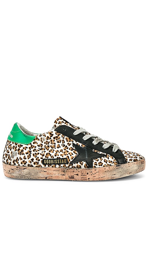cheetah golden goose sneakers