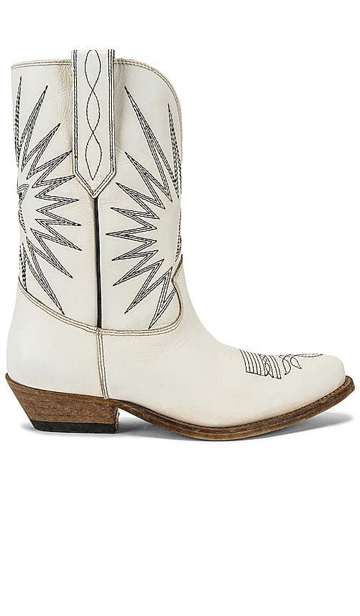 golden goose white boots