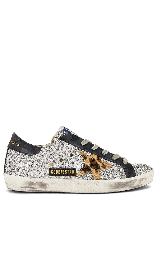 golden goose black sparkle sneakers