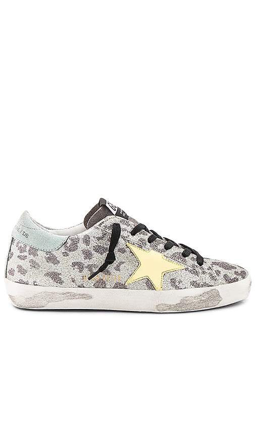 golden goose superstar glitter leopard