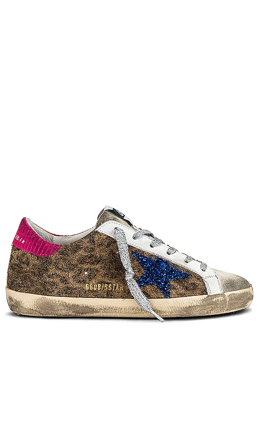 Golden goose leopard bleu hot sale