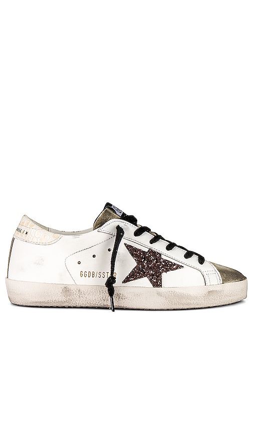 GOLDEN GOOSE SUPERSTAR 运动鞋 – WHITE  TAUPE  COFFEE BROWN  & IVORY