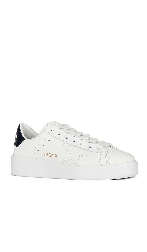 Shop Golden Goose Pure Star Sneaker In White & Blue