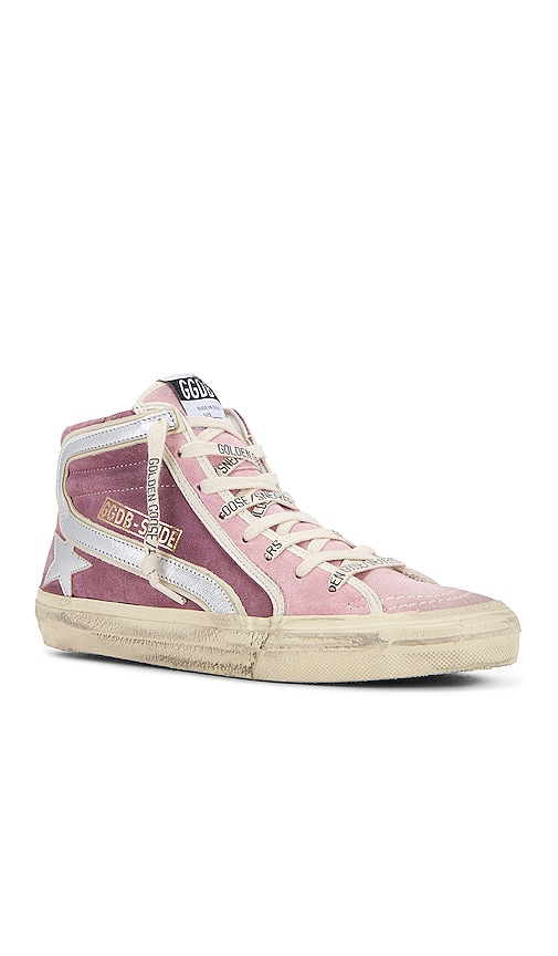 Shop Golden Goose Slide Sneaker In Mauve