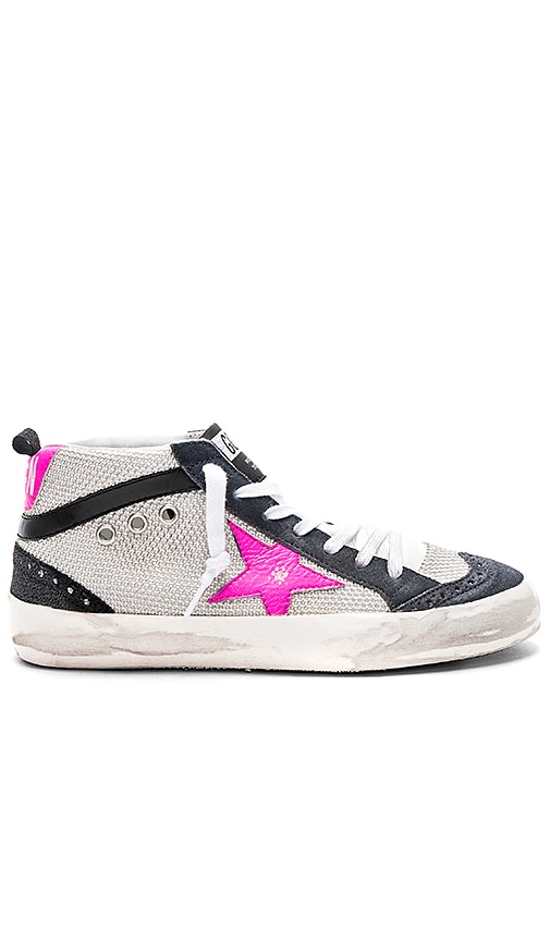 golden goose pink mid star