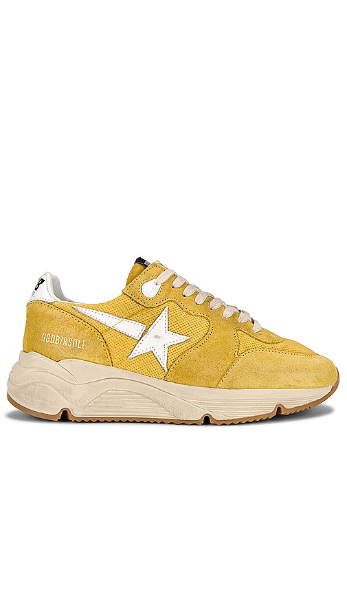 Shop Golden Goose Running Sneaker In Honey & White