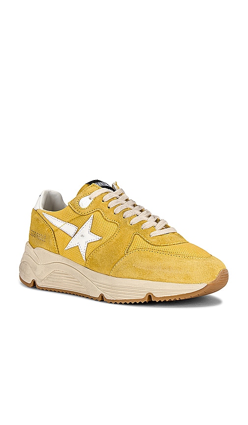 Shop Golden Goose Running Sneaker In Honey & White