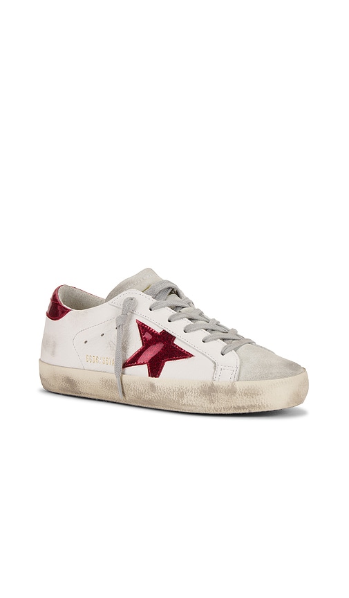 Shop Golden Goose Super Star Sneaker In White