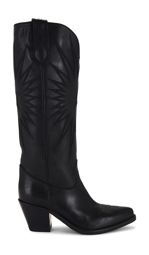 Shop Golden Goose Wish Star Francesca Boot In Black