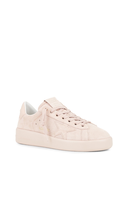 Golden Goose Suede Pure Star Sneakers In Blush