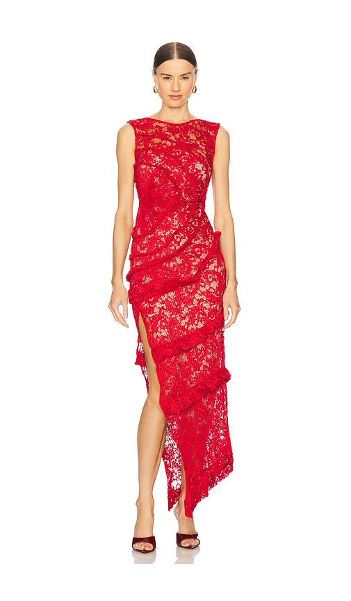 Georgia Hardinge The Spiral Dress in Red