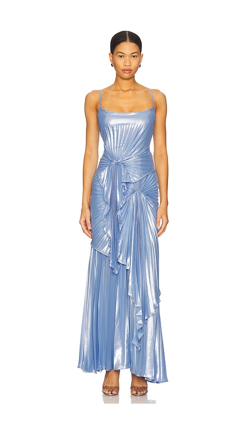 The Torrent Floorlength Metallic Dress