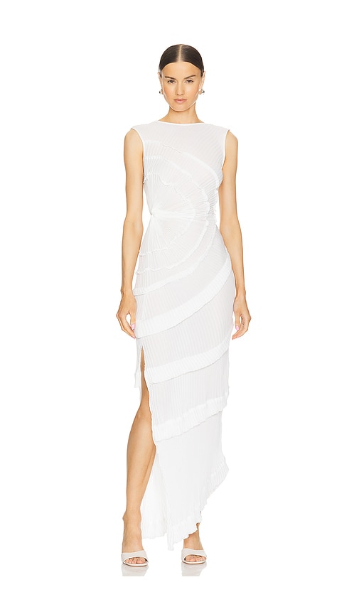 ivory bustier dress SIMKHAI Adalys Bustier Dress in Ivory