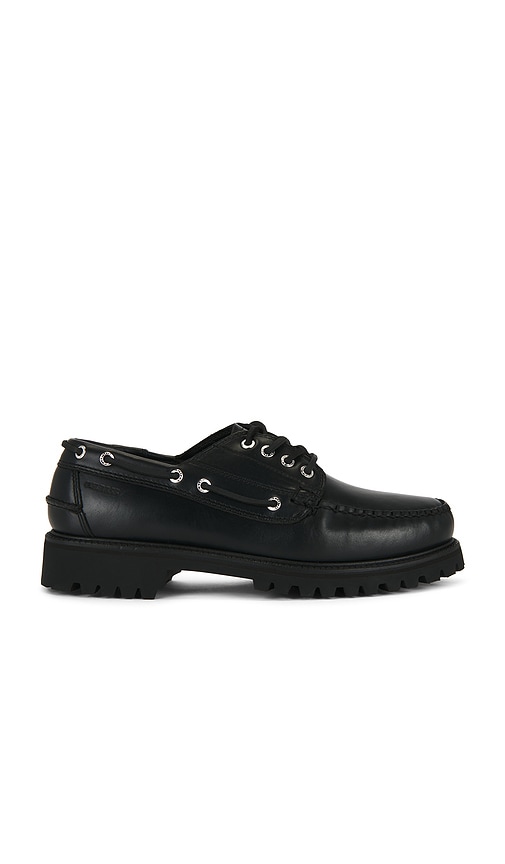 G.H.BASS Ranger Camp Mocassin Dress Shoe in Black