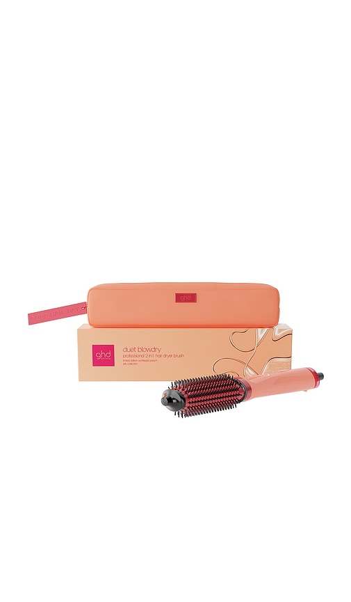 ghd Duet Blowdry Hair Brush in Sunkissed Peach.