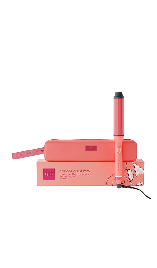 ghd Chronos Curve Max Wand in Candy Corral.