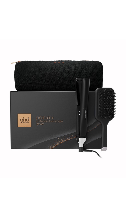 ghd Platinum+ Styler Gift Set in Black.