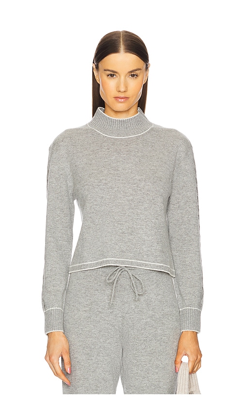 GIGI C Jacqueline Pullover in Heather Grey