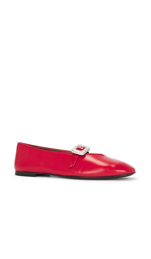 Giuseppe Zanotti Amanda 05 Flat In Red