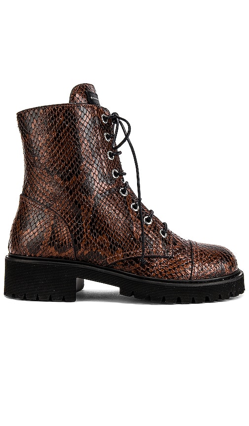 snake combat boots