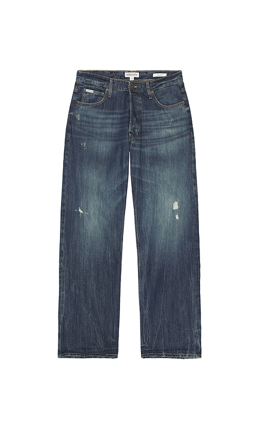 Y*様 GUESS JEANS G18Relaxedダークインディゴブルーデニム Guess Jeans G18 Relaxed Jeans in Selvedge Dark Wash | REVOLVE