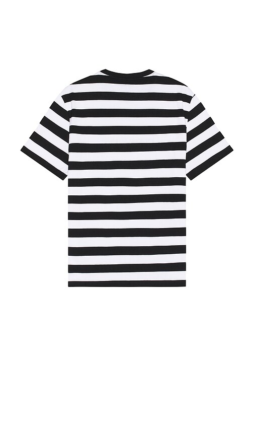 Guess Jeans Striped Tee In White