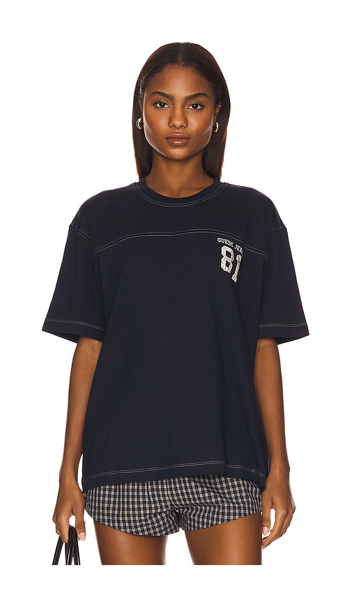 Short Sleeve Tee in Blue. - size XL/1X (also in L, M, S)