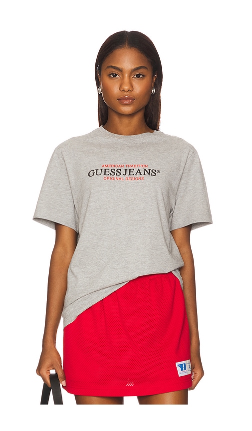 American Trad Tee in Grey. - size XL/1X (also in L, M, S, XS)