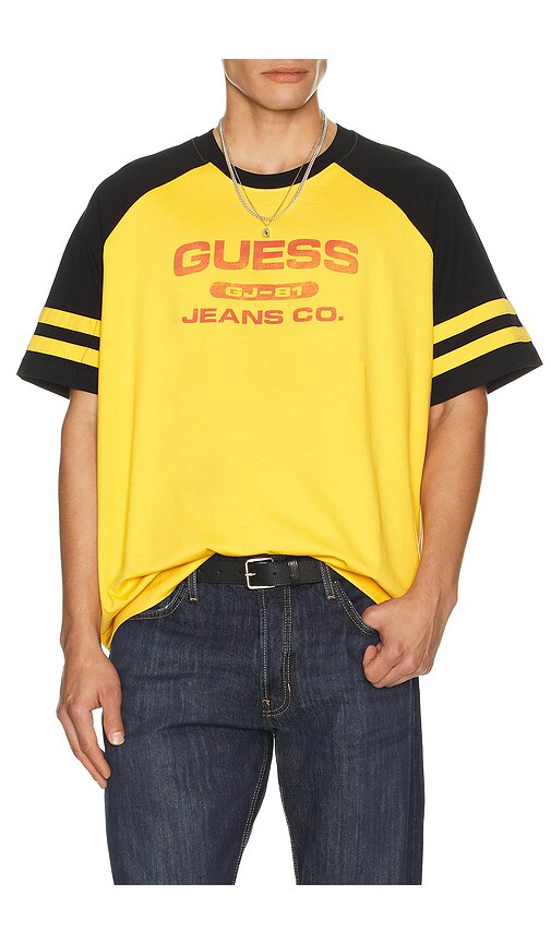 Guess Jeans Short Sleeve Raglan Tee