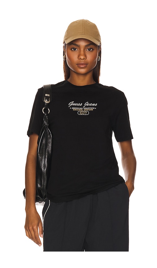 Short Sleeve Slim Script Tee in . Size M, S, XL/1X - Guess Jeans - Modalova