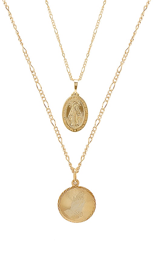x REVOLVE Prayer Miracle Necklace Set