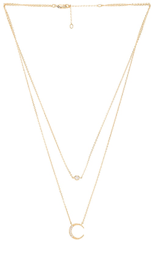 Moonship & Crystal Necklace