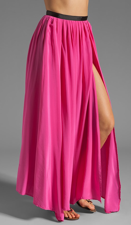 Oceana High Slit Maxi Skirt