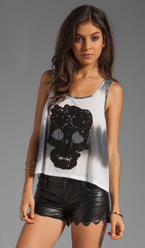 Skull Slouchy Tank