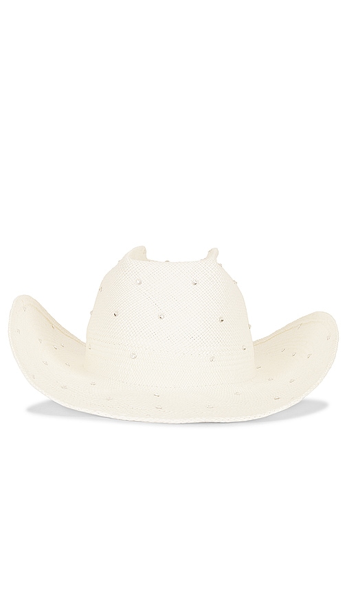 Shop Gladys Tamez Millinery X Revolve Gene Cowboy Hat In 白色