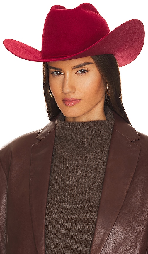 Gladys Tamez Millinery Anais Hat In Red