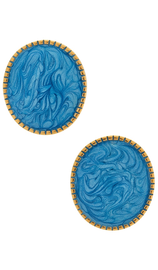 Galley Los Angeles May Vintage Earring in Blue.