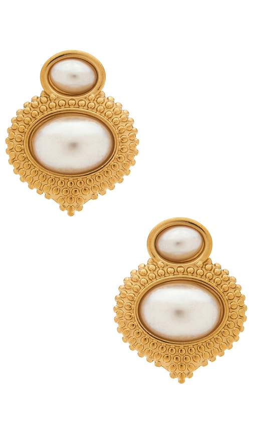 Galley Los Angeles Dahlia Pearl Earrings