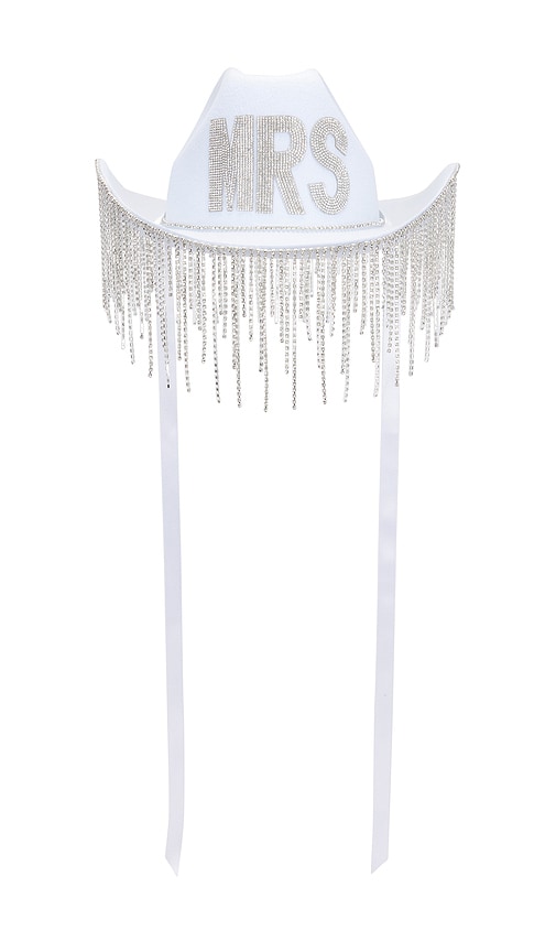 Cowgirl Hat in White.