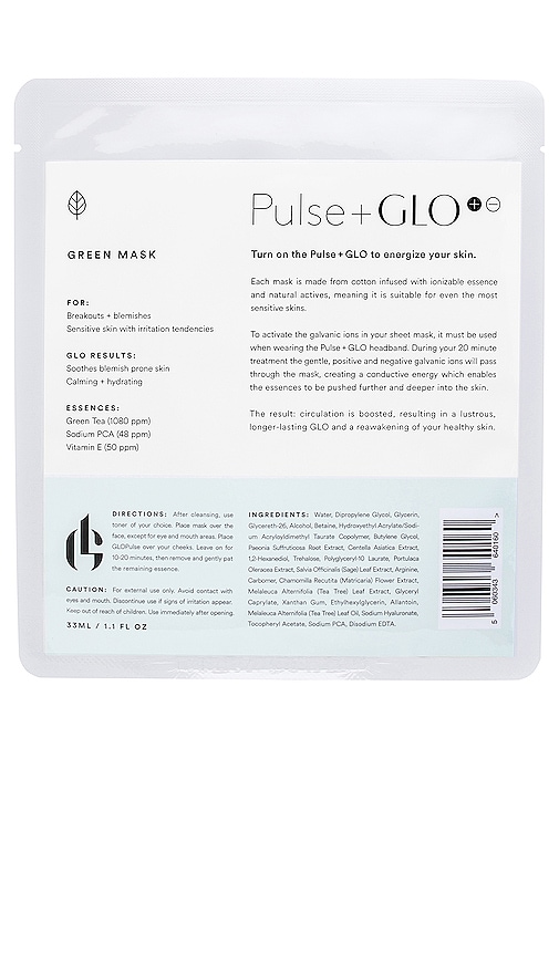 Pulse+GLO Green Mask 10 Pack