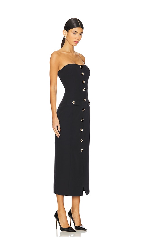 Shop Generation Love Misha Crepe Midi Dress In Black