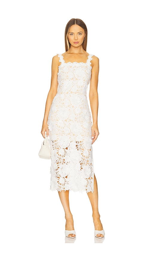 Marnee Lace Dress in White. - size XS (also in L, M, XL)